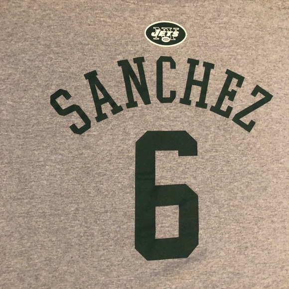 Men’s reebok NY Jets mark sanchez shirt gray large - Picture 5 of 5